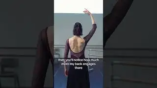 FLAT SHOULDER BLADES! VIEW FROM THE BACK ✨ #ballettips #dance #ballerina #vaganova