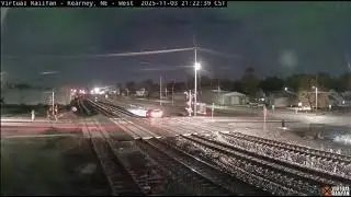 UP train clips car in Kearney, NE