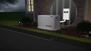 Generac Guardian Series Air-Cooled Standby Generator - 9 kW (LP)/8 kW (NG), 100 Amp Transfer Switch,
