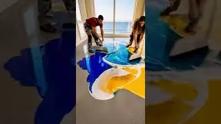 Epoxy floor coating videos 2 #floortransformation #ytshorts #ai #epoxyfloor