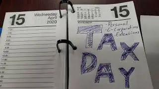Important Dates for Filing your Taxes in 2020