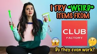 I Try *WEIRD* Items from Club Factory HOLI SALE! 😱Everything *UNDER ₹249* -Kitchen & Tech | Heli Ved