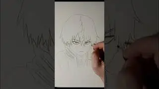 #anime #drawing #ShotoTodoroki #Todoroki #MyHeroAcademia  #рисунок #рисование #аниме #art