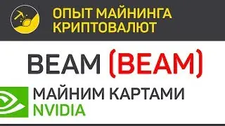 BEAM (BEAM) майним картами Nvidia (algo Equihash 150,5) | Выпуск 146 | Опыт майнинга криптовалют