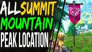 Fortnite Battle Royale ALL SUMMIT MOUNTAIN PEAKS LOCATION - Week 6 Challenges ALL PEAK LOCATIONS