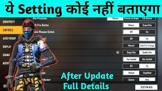 FREE FIRE NEW SETTING AFTER OB28 UPDATE FULL DETAILS || HOW TO DIVIDE GRANADE & GLOO WALL SECTION