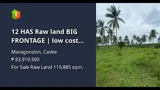12 HAS  Raw land BIG FRONTAGE | low cost housing / farm clean titles