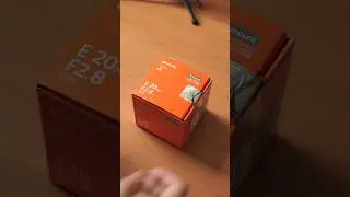 New lens unboxing! Sony 20mm F2.8 #sony #unboxing