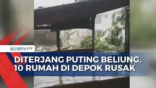 Puting Beliung Saat Hujan Deras, 10 Rumah di Depok Rusak