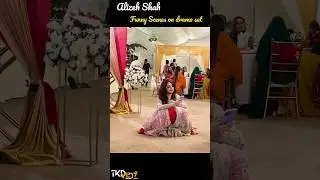 Alizeh Shah | Funny Scenes on Drama Set 🤣🤦&zwj;♀️ #alizehshah #alizeh #shorts #tkdvidzpr #jhoom