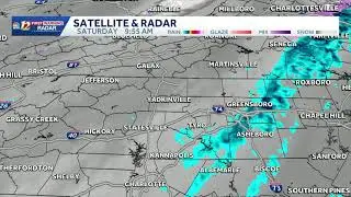 Tracking Chilly Showers Saturday Morning, Also Monitoring Snow Chances on Sunday