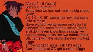 Trippie Redd & Lil Yatchy''Who Run It''(G Herbo Remix) (Lyrics)