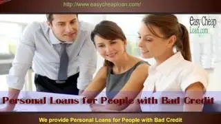 Authentic Deals on Personal Loans for People with Bad Credit