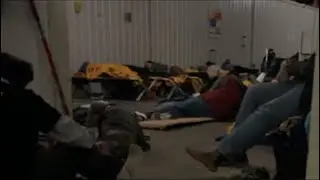 Sleeping on the floor