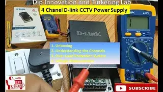 D-Link CCTV Power supply (over Load and short circuit Protection Test)