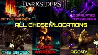 Darksiders 3 - All Essence Of The Chosen Locations & Boss Fights Walkthrough