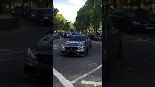 Mercedes C63 AMG Brabus 650 with see-through bonnet!