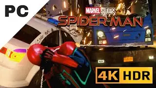 Miles&rsquo; Dad SAVES Spider-Man from Truck Crash! 💥🚛 | UNBELIEVABLE Rescue in PC Game 🎮 #SpiderMan