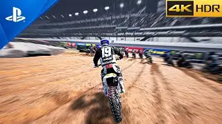 (PC) Monster Energy Supercross GAMEPLAY | Ultra High Realistic Graphics [4K60FPS]