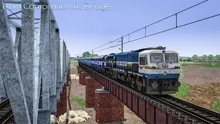 Back To Back Train Actions at Bridge Compilation | Indian Railways Railfaning | Train Simulator 2019