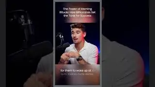 The Power of Morning Rituals. 💯🌄 #shorts #viral #motivation #motivational