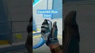 Karambit Knife Blue Steel CS2 - Shorts Showcase #cs2 #cs2skins #counterstrike2