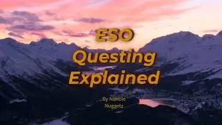 Eso Questing Explained