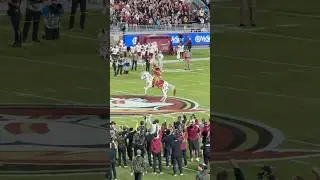 #renegade plants the #fearthespear at Doak! #osceola #fsu #fsufootball #floridastate #shorts #fsu