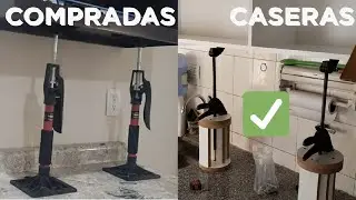 TERCERA MANO  SOPORTE TELESCOPICO CASERO!!!!