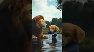 Lion Saves Lost Puppy In The Wild