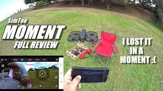 SimToo MOMENT Folding 4K GPS Selfie Drone - Full Review - Unboxing, Flight Test & FLY AWAY! 😰