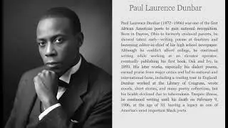 WE WEAR THE MASK BY PAUL LAURENCE DUNDAR (BIOGRAPHY & ANALYSIS)