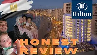 MANAGER TRY TO SCAM Me $250 for FREE Business Center! Hilton Alexandria Corniche Egypt Travel Vlog🇪🇬