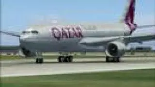 FS9 - Qatar Airways A332 flight from Doha to Bangkok