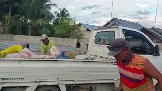 Pembuatan lantai jemuran