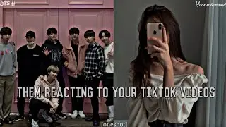 BTS ff |Them reacting to your Tiktok videos | [oneshot]