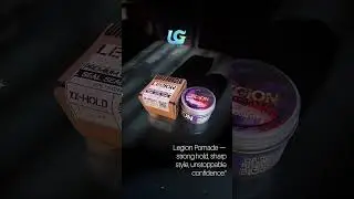 Legion Pomade &mdash; strong hold, sharp style, unstoppable confidence.