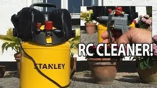Stanley Air Compressor! (Compact & Oilless) & How to Clean Your RC Car!