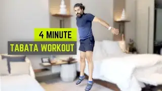 Quick 4-minute Intense HIIT TABATA WORKOUT | Full Body Home Workout | @TheHabitHackers
