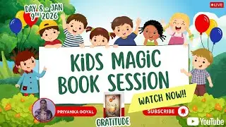 Kids Magic Book Session | Day 8 - Jan 9th 2026 | 💻 Online | Live Stream