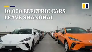 China&rsquo;s largest shipment of electric vehicles sets sail from Shanghai port