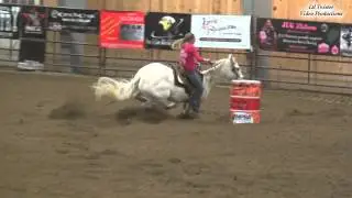 Angie Schneider & Dun It In Gray - MN Challenge Slot Race - Sept. 27, 2014