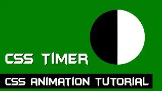 CSS TIMER | css animation tutorial | cool css effects 2019