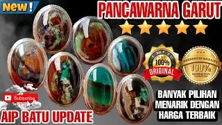 BERBAGAI JENIS CINCIN BATU AKIK PANCAWARNA GARUT TERBARU AIP BATU
