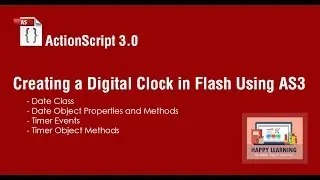 Создание цифровых часов во Flash с помощью ActionScript 3.0