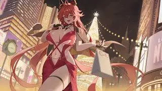 Red Hood Christmas Animated Wallpaper [GODDESS OF VICTORY: NIKKE]