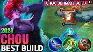 Chou Ultimate Build!! Chou Best Build 2021 | Top 1 Global Chou Build | Chou Tutorial - MLBB