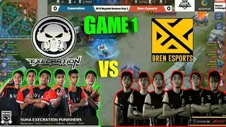 EXECRATION vs BREN ESPORTS |. GAME 1 |. MPL S4 Regular Season Mobile Legends