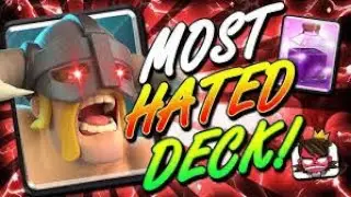 NOOB TROLLING PRO (LEGENDARY DECK ELITE BARB, VALKYRIE & HOG RIDER )#clashroyale #gaming