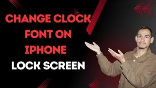 iPhone Tutorial: Customize Lock Screen Clock Font Easily // Here's How You Can